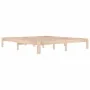 Solid wood bed frame 180x200 cm by vidaXL, Beds and slatted bases - Ref: Foro24-810380, Price: 108,71 €, Discount: %