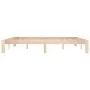 Solid wood bed frame 180x200 cm by vidaXL, Beds and slatted bases - Ref: Foro24-810380, Price: 108,71 €, Discount: %