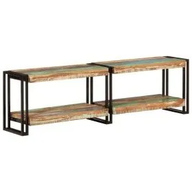 Recycled solid wood TV cabinet 140x30x40 cm by vidaXL, TV Furniture - Ref: Foro24-356173, Price: 102,22 €, Discount: %