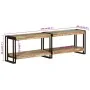 Fernsehschrank aus recyceltem Massivholz, 140 x 30 x 40 cm von vidaXL, TV-Möbel - Ref: Foro24-356173, Preis: 102,22 €, Rabatt: %