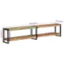 Mueble de TV madera maciza reciclada 200x30x40 cm de vidaXL, Muebles TV - Ref: Foro24-356182, Precio: 114,77 €, Descuento: %