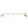 Estructura de cama madera maciza blanca 140x200 cm de vidaXL, Camas y somieres - Ref: Foro24-814950, Precio: 101,62 €, Descue...