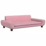 Rosa Samt Kinder Sofa 100x54x33 cm von vidaXL, Baby- und Kleinkindmöbel - Ref: Foro24-3196382, Preis: 105,22 €, Rabatt: %
