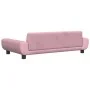 Rosa Samt Kinder Sofa 100x54x33 cm von vidaXL, Baby- und Kleinkindmöbel - Ref: Foro24-3196382, Preis: 105,22 €, Rabatt: %