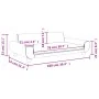 Rosa Samt Kinder Sofa 100x54x33 cm von vidaXL, Baby- und Kleinkindmöbel - Ref: Foro24-3196382, Preis: 105,22 €, Rabatt: %