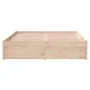 Estructura de cama madera maciza 120x200 cm de vidaXL, Camas y somieres - Ref: Foro24-814944, Precio: 102,10 €, Descuento: %