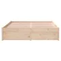 Solid wood bed frame 120x200 cm by vidaXL, Beds and slatted bases - Ref: Foro24-814944, Price: 102,10 €, Discount: %