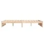 Estructura de cama madera maciza 120x200 cm de vidaXL, Camas y somieres - Ref: Foro24-814944, Precio: 102,10 €, Descuento: %