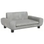 Sofá para niños de terciopelo gris claro 70x45x33 cm by vidaXL, Baby and Toddler Furniture - Ref: Foro24-3196387, Price: 73,7...