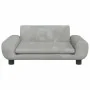 Sofá para niños de terciopelo gris claro 70x45x33 cm by vidaXL, Baby and Toddler Furniture - Ref: Foro24-3196387, Price: 73,7...