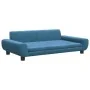 Sofá para niños de terciopelo azul 100x54x33 cm de vidaXL, Mobiliario para bebés y niños pequeños - Ref: Foro24-3196379, Prec...