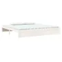 Estructura de cama madera maciza blanco 200x200 cm de vidaXL, Camas y somieres - Ref: Foro24-814970, Precio: 146,99 €, Descue...
