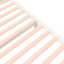 White solid wood bed frame 200x200 cm by vidaXL, Beds and slatted bases - Ref: Foro24-814970, Price: 146,99 €, Discount: %