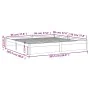 White solid wood bed frame 200x200 cm by vidaXL, Beds and slatted bases - Ref: Foro24-814970, Price: 146,99 €, Discount: %