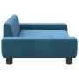 Sofá para niños de terciopelo azul 100x54x33 cm de vidaXL, Mobiliario para bebés y niños pequeños - Ref: Foro24-3196379, Prec...