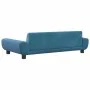 Sofá para niños de terciopelo azul 100x54x33 cm de vidaXL, Mobiliario para bebés y niños pequeños - Ref: Foro24-3196379, Prec...
