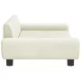 Sofá para niños de terciopelo crema 100x54x33 cm von vidaXL, Baby- und Kleinkindmöbel - Ref: Foro24-3196385, Preis: 104,46 €,...