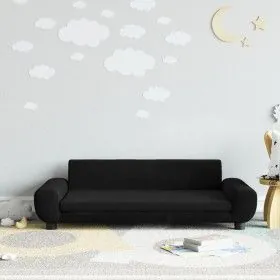 Kindersofa aus schwarzem Samt, 100 x 54 x 33 cm von vidaXL, Baby- und Kleinkindmöbel - Ref: Foro24-3196383, Preis: 104,86 €, ...