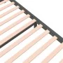 Gray solid wood bed frame 140x200 cm by vidaXL, Beds and slatted bases - Ref: Foro24-814951, Price: 121,50 €, Discount: %