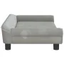 Hellgraues Samt-Kinder-Sofa 100x50x26 cm von vidaXL, Baby- und Kleinkindmöbel - Ref: Foro24-3196394, Preis: 103,46 €, Rabatt: %