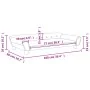Hellgraues Samt-Kinder-Sofa 100x50x26 cm von vidaXL, Baby- und Kleinkindmöbel - Ref: Foro24-3196394, Preis: 103,46 €, Rabatt: %