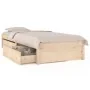 Estructura de cama con cajones 90x190 cm de vidaXL, Camas y somieres - Ref: Foro24-3103458, Precio: 163,88 €, Descuento: %