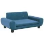 Blue velvet children's sofa 70x45x33 cm by vidaXL, Baby and Toddler Furniture - Ref: Foro24-3196386, Price: 79,16 €, Discount: %
