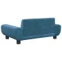 Blue velvet children's sofa 70x45x33 cm by vidaXL, Baby and Toddler Furniture - Ref: Foro24-3196386, Price: 79,16 €, Discount: %