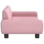Rosa Samt Kinder Sofa 70x45x33 cm von vidaXL, Baby- und Kleinkindmöbel - Ref: Foro24-3196389, Preis: 78,78 €, Rabatt: %