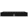 Bed frame with drawers black 140x190 cm by vidaXL, Beds and slatted bases - Ref: Foro24-3103507, Price: 260,66 €, Discount: %