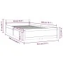 Bettgestell mit Schubladen schwarz 90x200 cm von vidaXL, Betten und Lattenroste - Ref: Foro24-3103487, Preis: 223,85 €, Rabat...