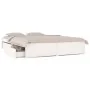 White bed frame with drawers 150x200 cm by vidaXL, Beds and slatted bases - Ref: Foro24-3103519, Price: 259,17 €, Discount: %