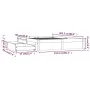 Estructura de cama con cajones blanco 150x200 cm de vidaXL, Camas y somieres - Ref: Foro24-3103519, Precio: 258,94 €, Descuen...