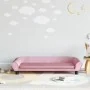 Rosa Samt Kinder Sofa 100x50x26 cm von vidaXL, Baby- und Kleinkindmöbel - Ref: Foro24-3196396, Preis: 102,98 €, Rabatt: %