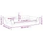 Pink velvet children's sofa 100x50x26 cm by vidaXL, Baby and Toddler Furniture - Ref: Foro24-3196396, Price: 102,98 €, Discou...