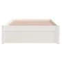 Estructura de cama madera maciza blanco 90x200 cm de vidaXL, Camas y somieres - Ref: Foro24-814935, Precio: 89,72 €, Descuent...