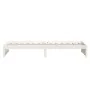 Estructura de cama madera maciza blanco 90x200 cm de vidaXL, Camas y somieres - Ref: Foro24-814935, Precio: 89,72 €, Descuent...