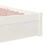 Estructura de cama madera maciza blanco 90x200 cm de vidaXL, Camas y somieres - Ref: Foro24-814935, Precio: 89,72 €, Descuent...