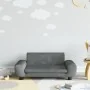 Dunkelgraues Kindersofa aus Samt, 70x45x33 cm von vidaXL, Baby- und Kleinkindmöbel - Ref: Foro24-3196388, Preis: 76,86 €, Rab...
