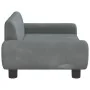 Dunkelgraues Kindersofa aus Samt, 70x45x33 cm von vidaXL, Baby- und Kleinkindmöbel - Ref: Foro24-3196388, Preis: 76,86 €, Rab...