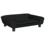 Black velvet children's sofa 70x45x26 cm by vidaXL, Baby and Toddler Furniture - Ref: Foro24-3196404, Price: 68,23 €, Discoun...