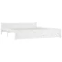 Weißer Massivholzbettrahmen 200x200 cm von vidaXL, Betten und Lattenroste - Ref: Foro24-815065, Preis: 198,90 €, Rabatt: %