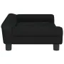 Black velvet children's sofa 70x45x26 cm by vidaXL, Baby and Toddler Furniture - Ref: Foro24-3196404, Price: 68,23 €, Discoun...