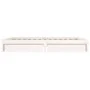 White double bed frame with drawers 135x190 cm by vidaXL, Beds and slatted bases - Ref: Foro24-3103499, Price: 219,60 €, Disc...