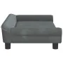 Dark gray velvet children's sofa 100x50x26 cm by vidaXL, Baby and Toddler Furniture - Ref: Foro24-3196395, Price: 111,57 €, D...