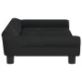 Kindersofa aus schwarzem Samt, 100 x 50 x 26 cm von vidaXL, Baby- und Kleinkindmöbel - Ref: Foro24-3196397, Preis: 107,84 €, ...