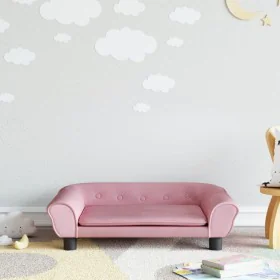 Sofá para niños de terciopelo rosa 70x45x26 cm von vidaXL, Baby- und Kleinkindmöbel - Ref: Foro24-3196403, Preis: 71,44 €, Ra...
