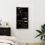 Espejo con joyero y luces LED para pared negro de vidaXL, Espejos - Ref: Foro24-353254, Precio: 95,88 €, Descuento: %