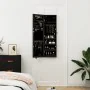 Mirror with jewelry box and LED lights for black wall by vidaXL, Mirrors - Ref: Foro24-353254, Price: 95,90 €, Discount: %