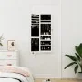 Mirror with jewelry box and LED lights for white wall by vidaXL, Mirrors - Ref: Foro24-353253, Price: 95,78 €, Discount: %